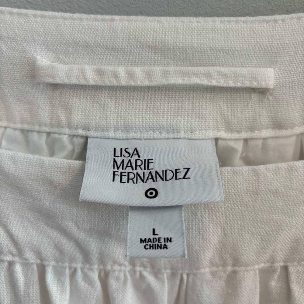 Lisa Marie Fernandez x Target Ric Rac Flare Dress Size Large - Picture 5 of 6